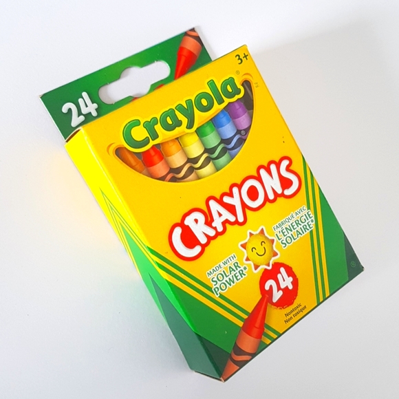 24 pcs Sun Wax Crayons Crayola Multicolored Made with Solar Energy (New Ones) - Picture 2 of 6